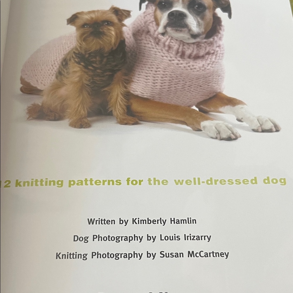 Posh Pooches Patterns Book - 12 Patterns Dog Sweaters for the well dressed dog - Picture 2 of 3